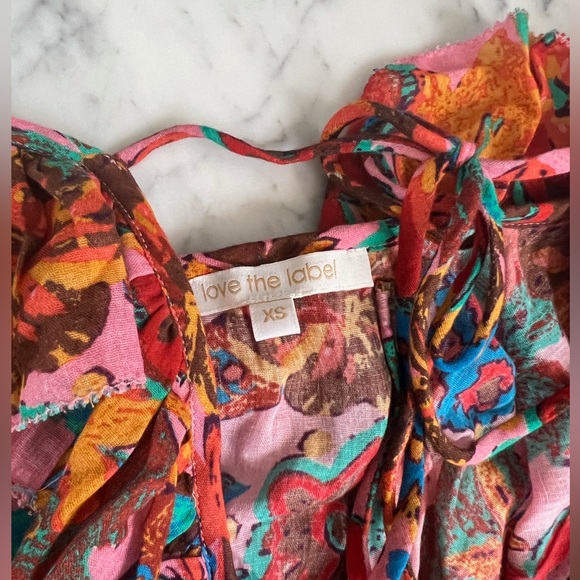 Anthropologie Floral Cutout Dress - Picture 3 of 6